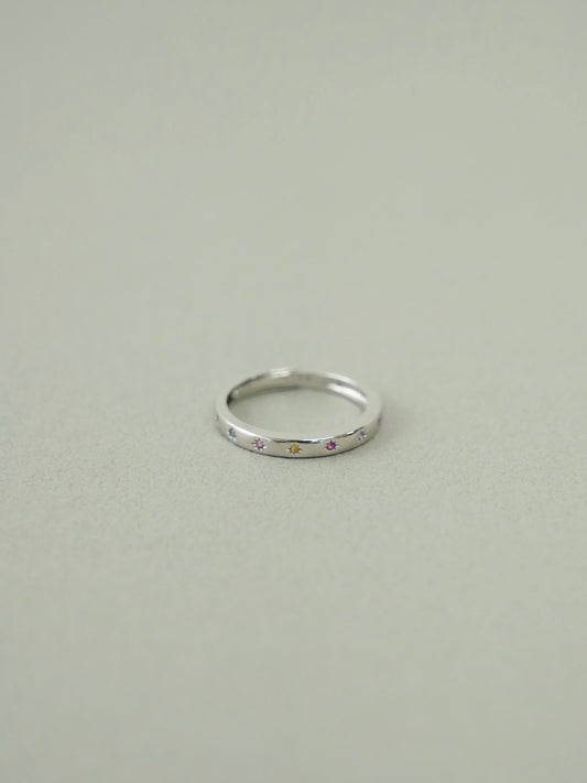 flower stardust ring