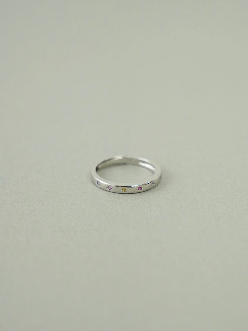 flower stardust ring