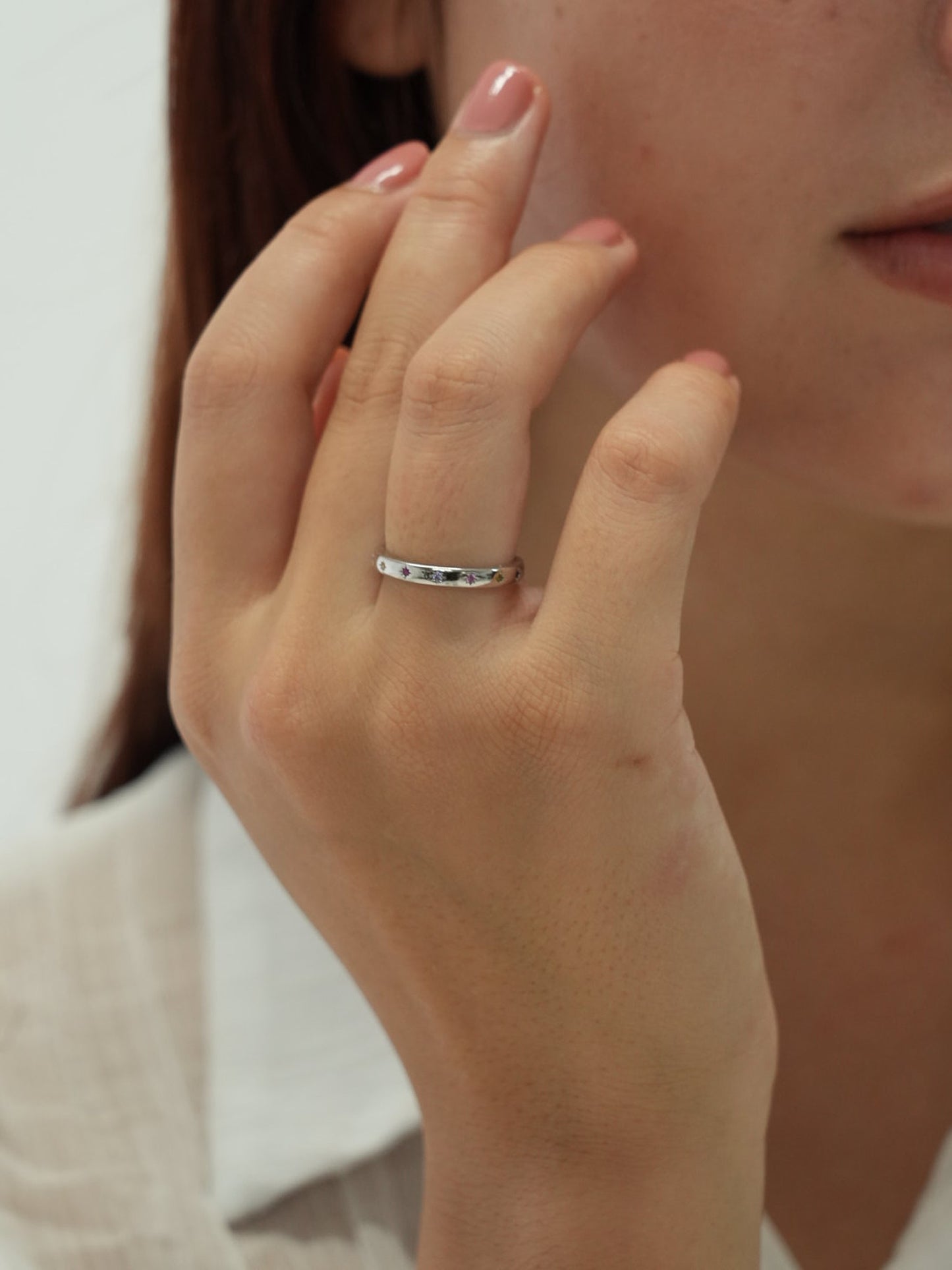 flower stardust ring