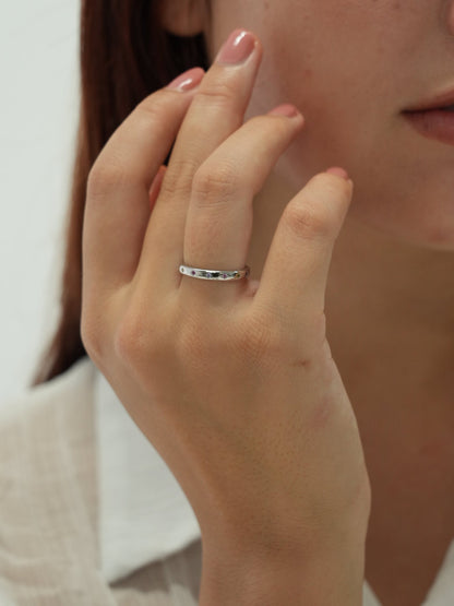 flower stardust ring