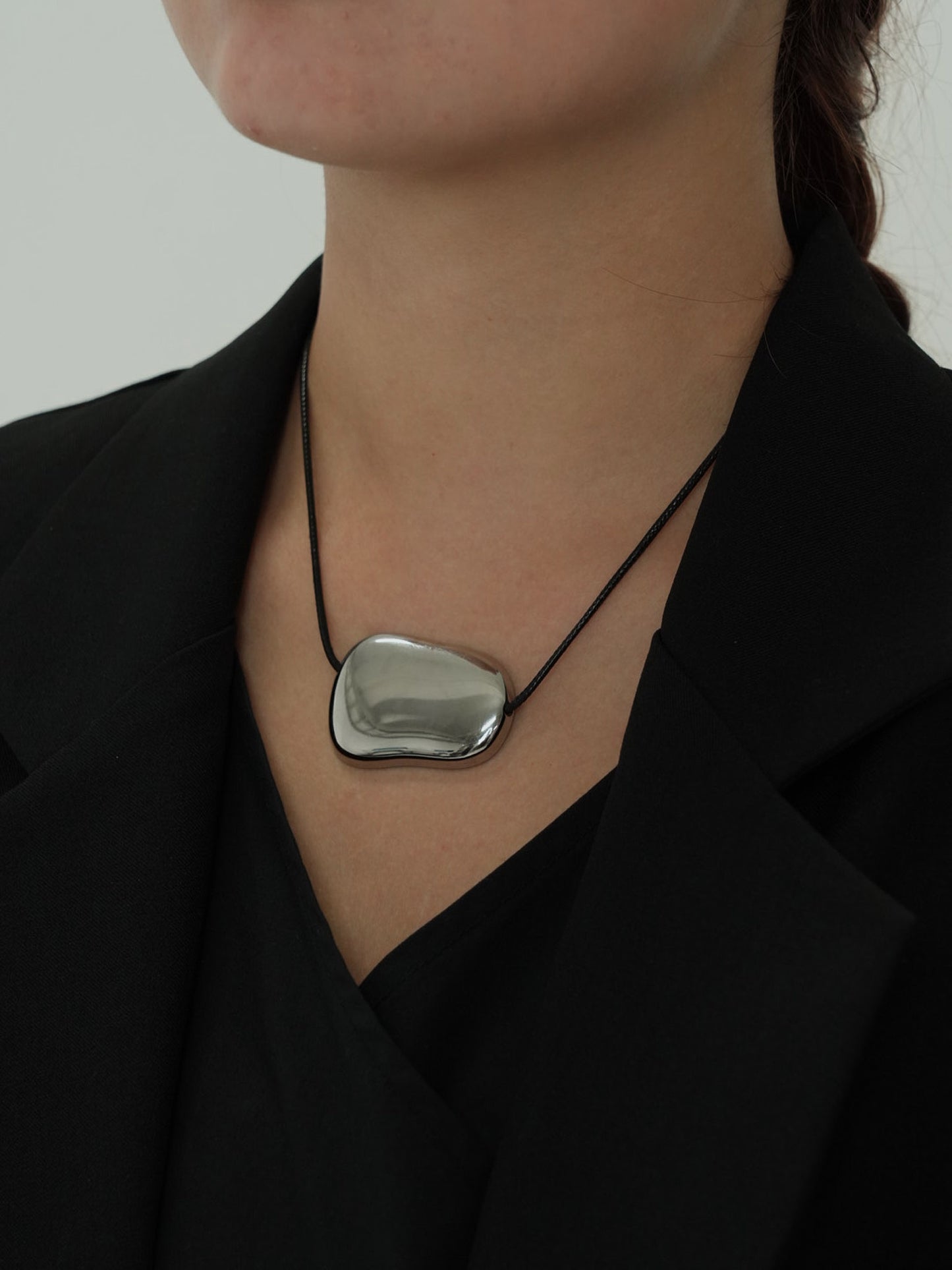 organic metal necklace