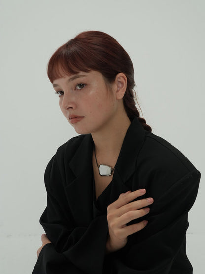 organic metal necklace