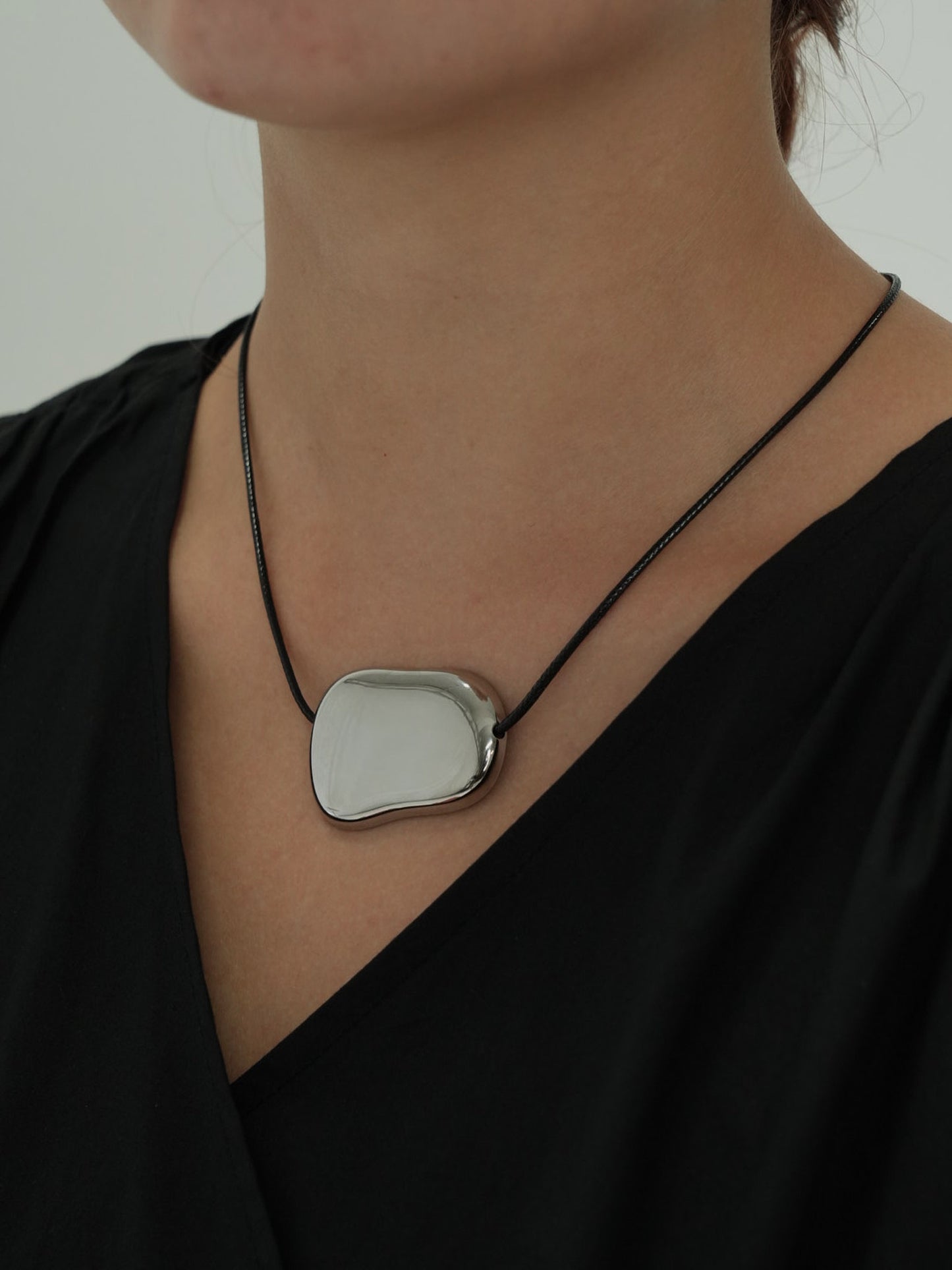 organic metal necklace