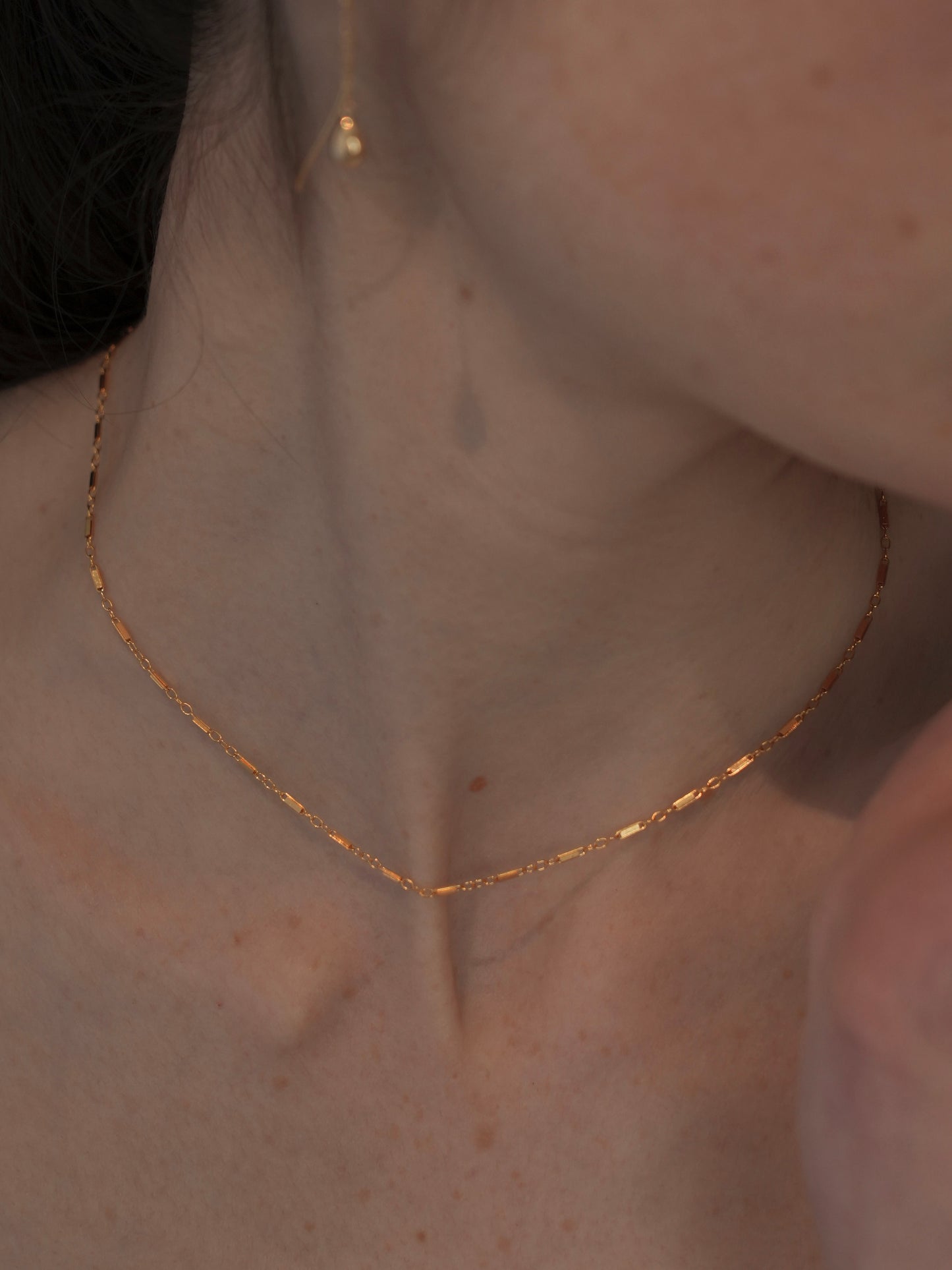 plano necklace / 14kgf