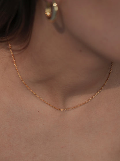 bumy necklace / 14kgf