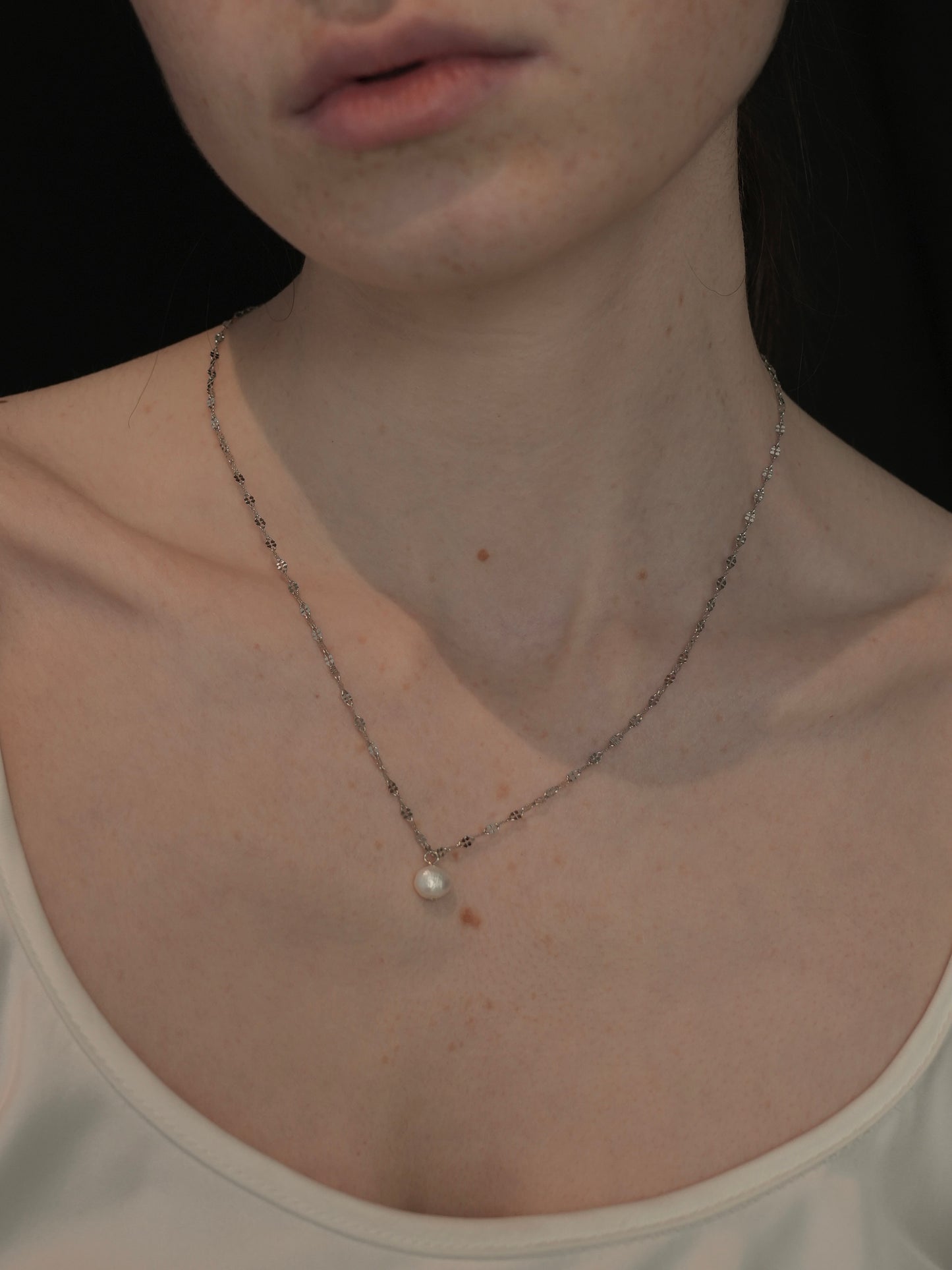 pearl mye necklace　