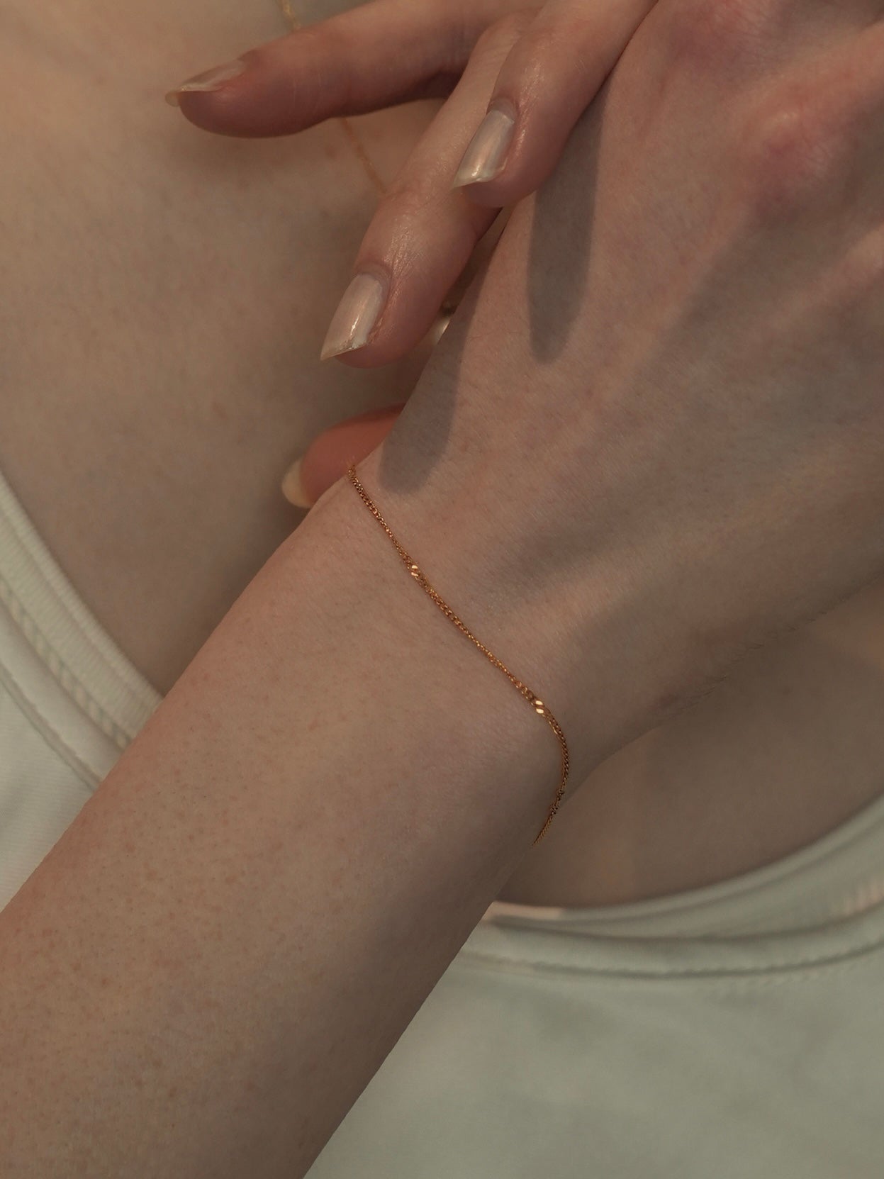 mousse chain bracelet / 316L(金属アレルギー対応)