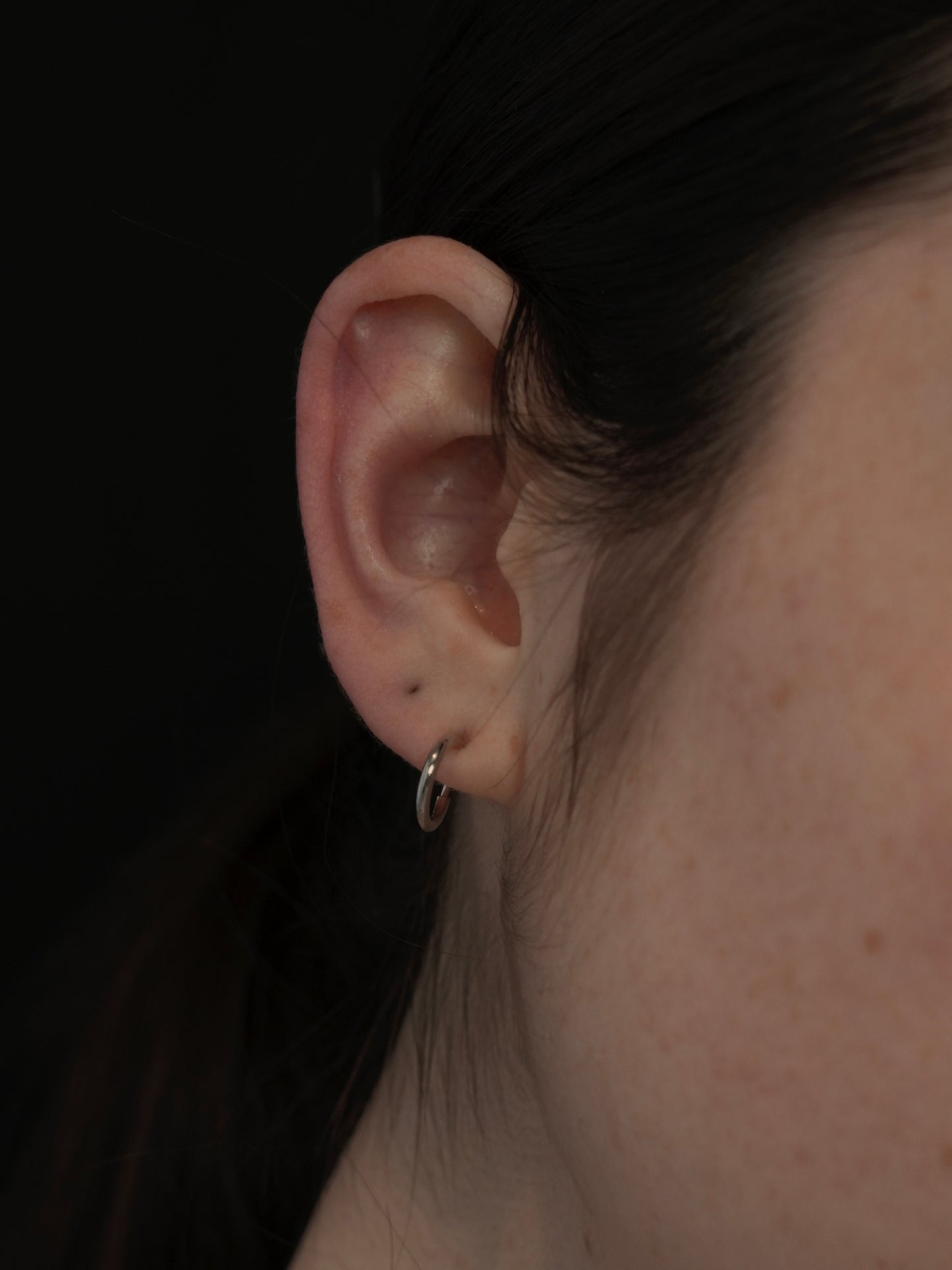 mini hoop earring