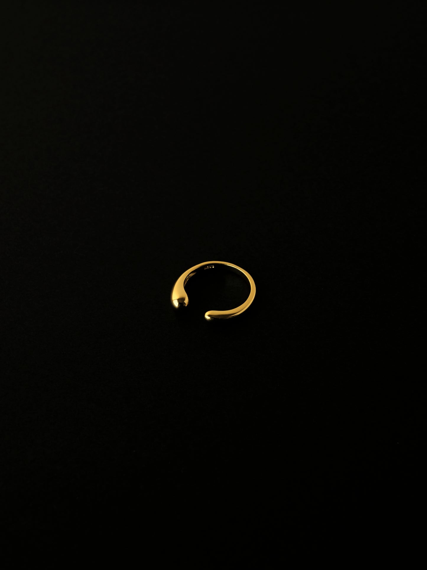 asymmetric ring / s925