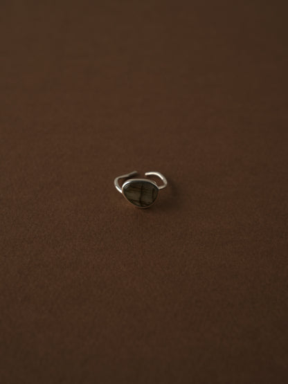 ellipse ring(rocher lunaire) / s925