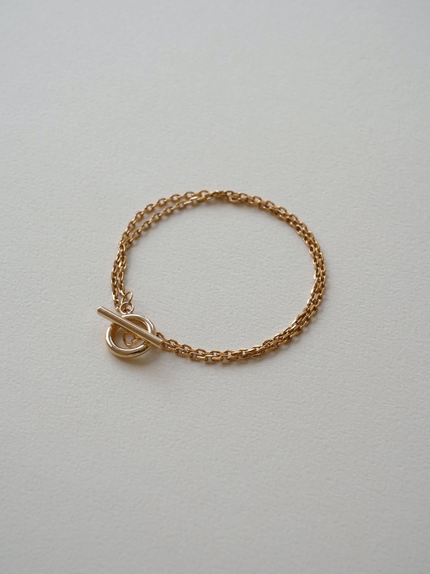 double chain bracelet / 316L(金属アレルギー対応)
