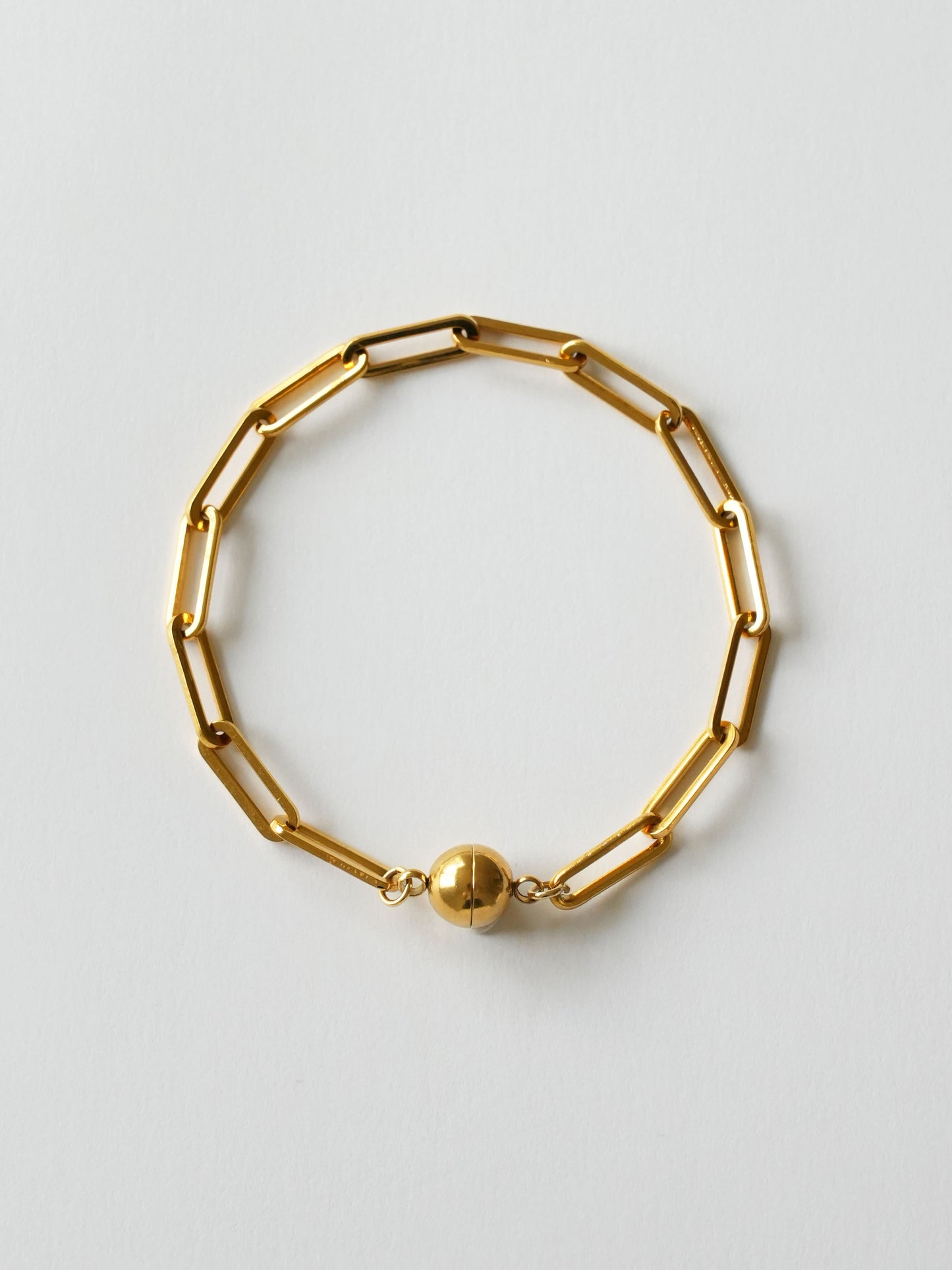 aimant rectangle chain bracelet / 316L(金属アレルギー対応)