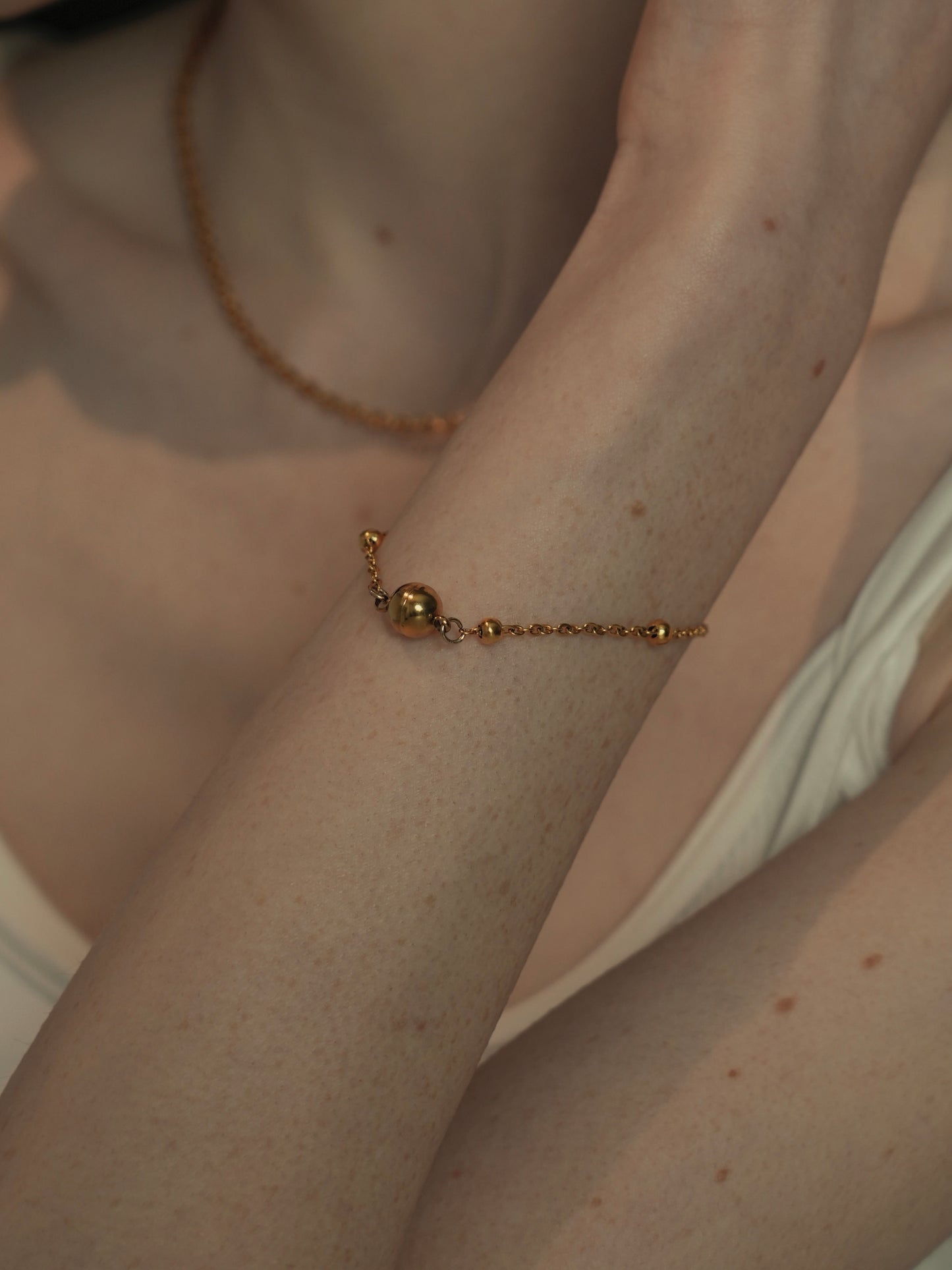 aimant  bell chain bracelet / 316L(金属アレルギー対応)