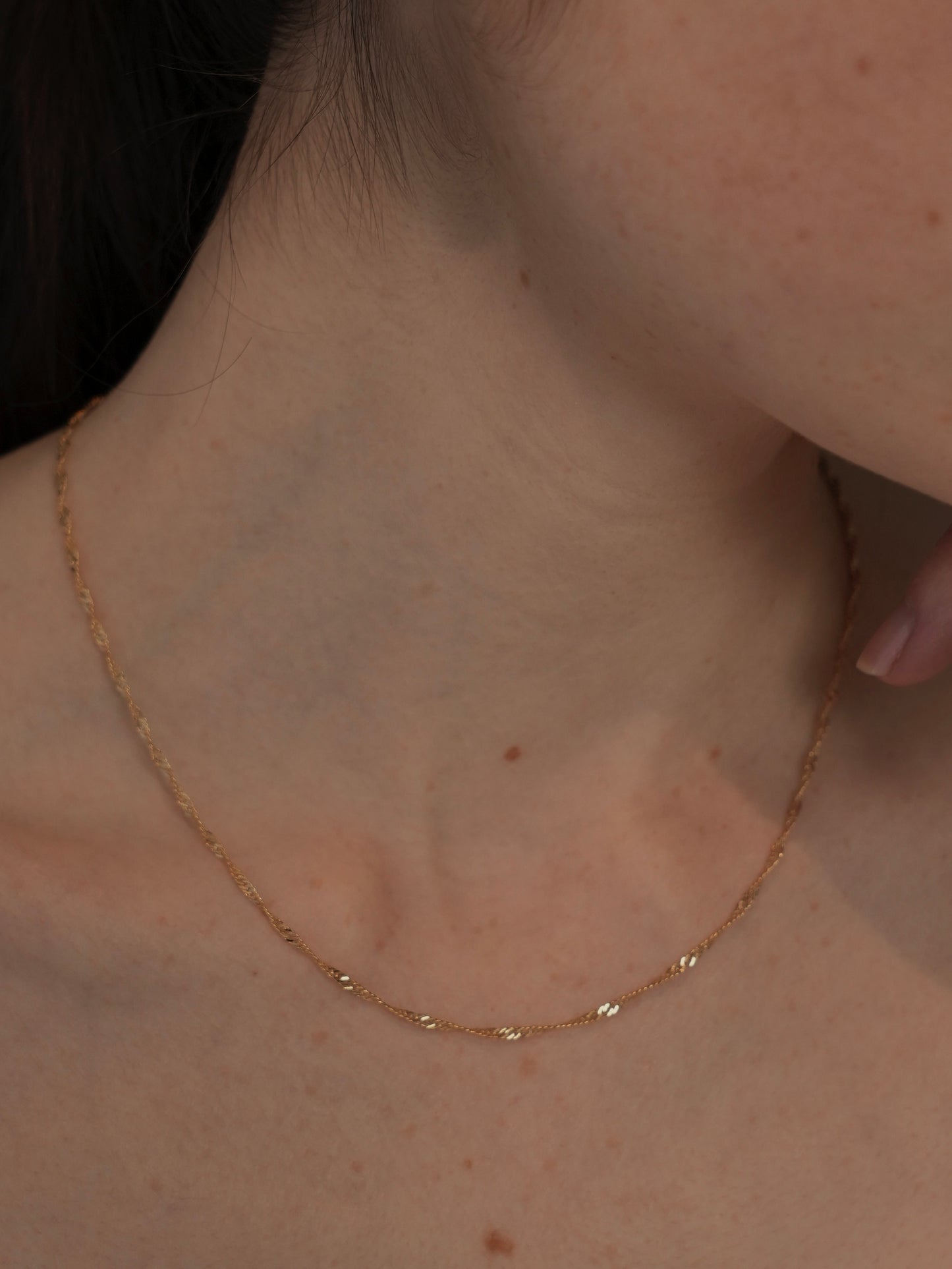 sparkle chain necklace