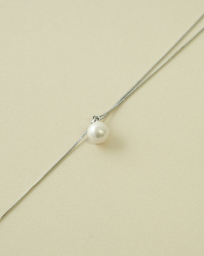 pearl slide necklace