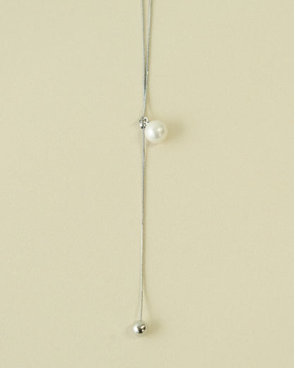 pearl slide necklace