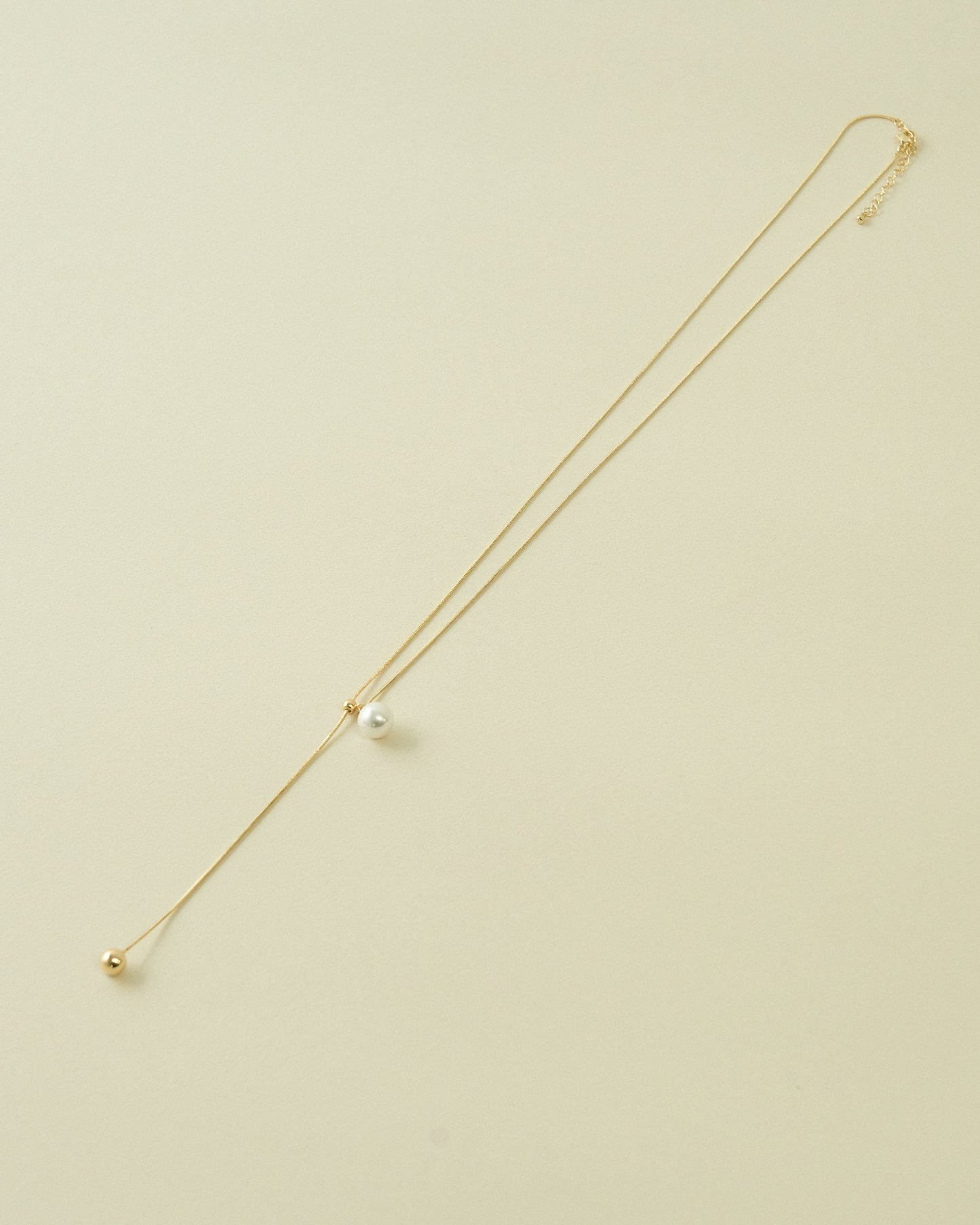 pearl slide necklace