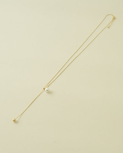 pearl slide necklace