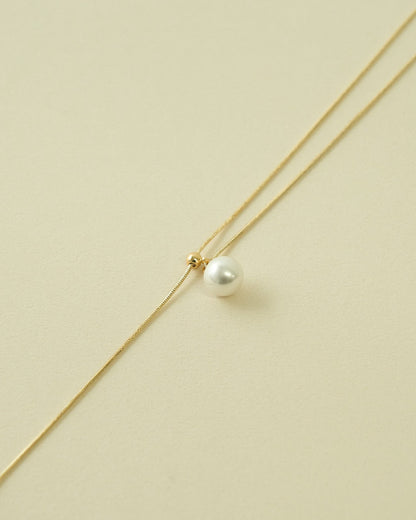 pearl slide necklace