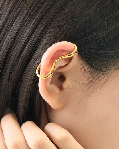 2way wave ear cuff