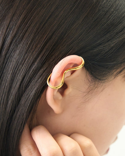 2way wave ear cuff