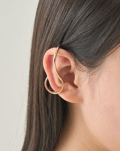 2way curve ear cuff