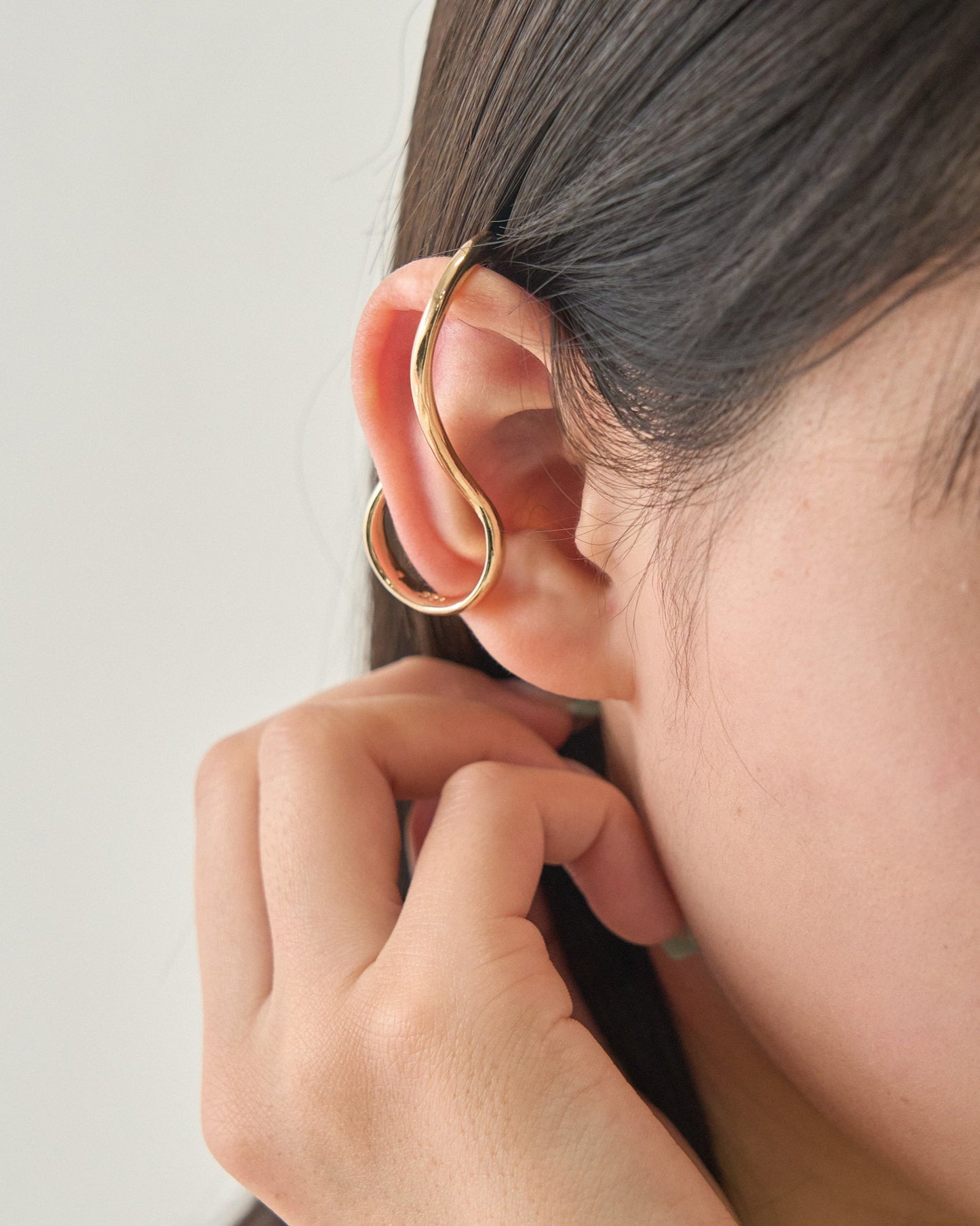 2way curve ear cuff